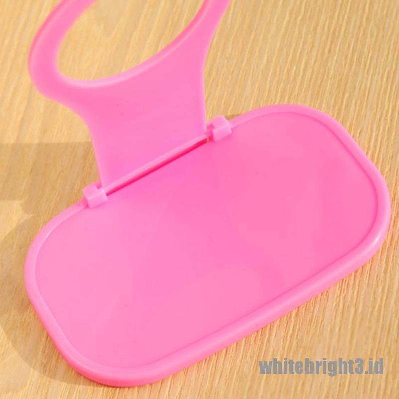 &lt; White3 &gt; Dudukan Charging Hp Tempel Dinding Bisa Dilipat