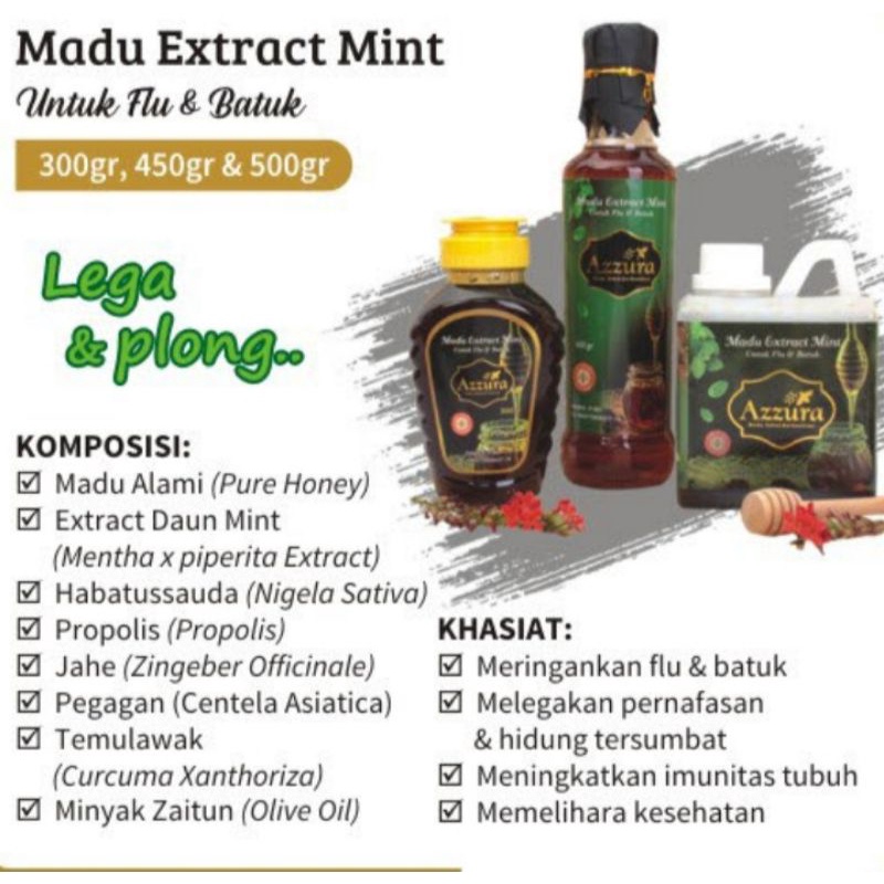 

Madu Flu & Batuk - Madu Extract Mint