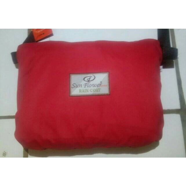 jas hujan sun flower khusus warna MERAH sunflower indonesia