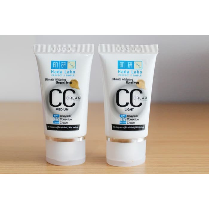 New Ori Hada Labo CC Cream Ultimate Whitening SPF 35 PA++ 25gr / (Pilih Warna) 7765