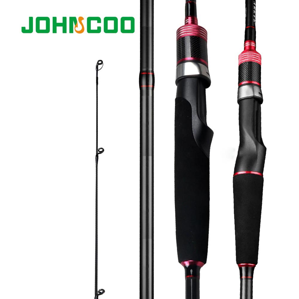 JOHNCOO Joran Pancing Spinning Fishing Rod Carbon Fiber 2.1m - JC230