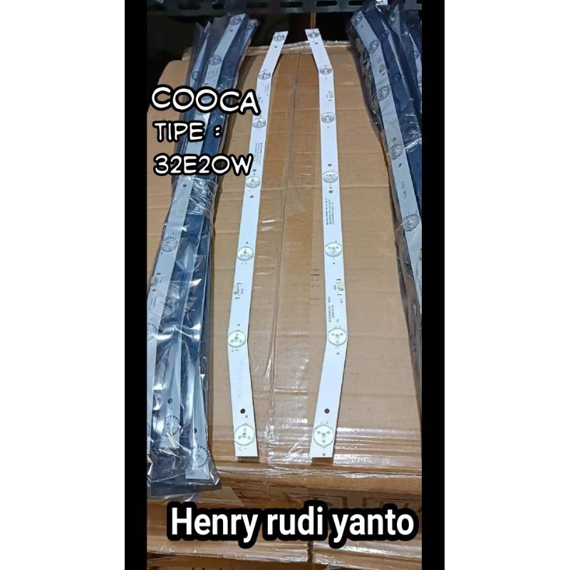 BACKLIGHT LCD LED TV COOCA 32E20W 6 VOLT 7 KANCING 7 LED COOCAA