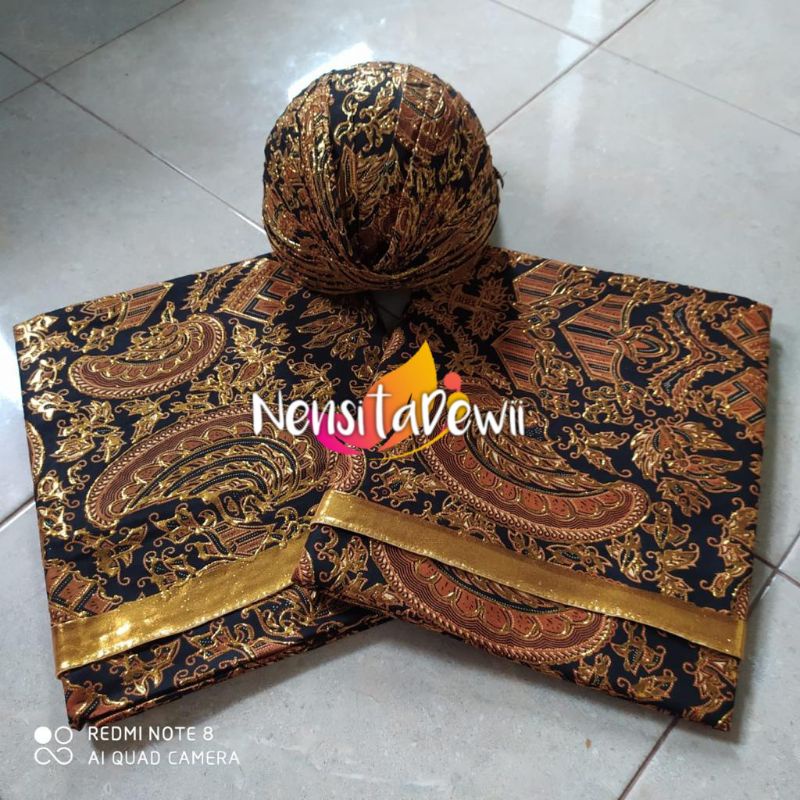 Set Jarik Pengantin &amp; Blangkon Jogja / Semenromo