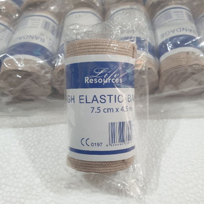 Perban Elastis Kaki Tangan Lutut 7.5cm x 4.5m Elastic Bandage Perban Patah Tulang Verban Elastis 3 inch Original