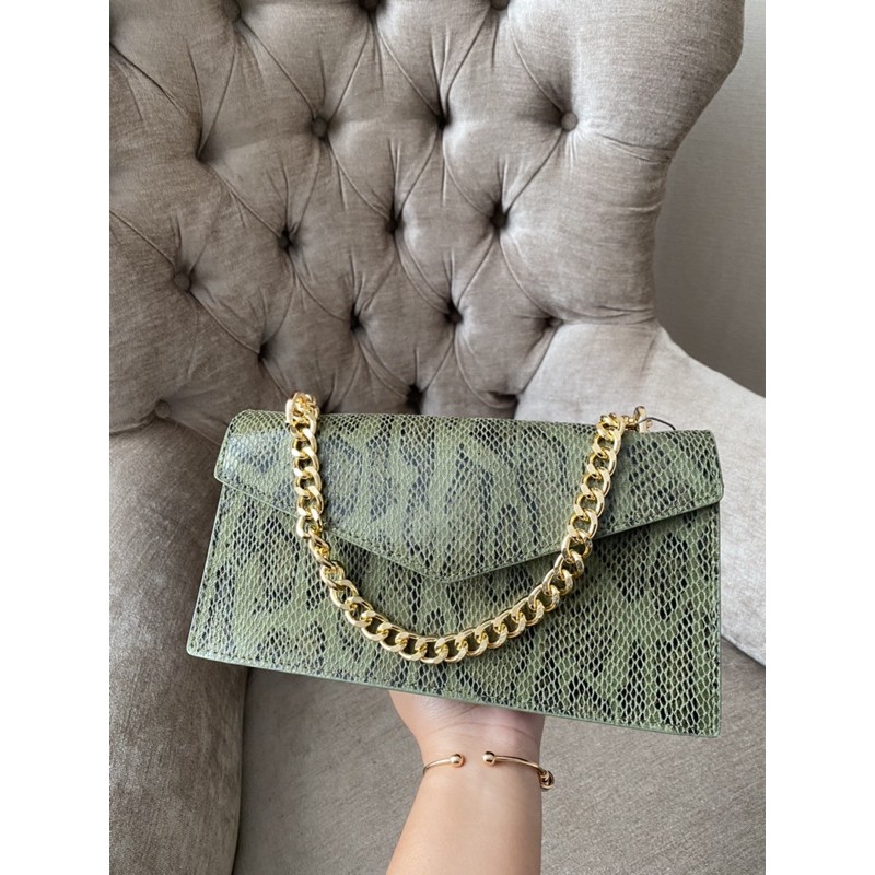 Envelope Chain Handle Bag