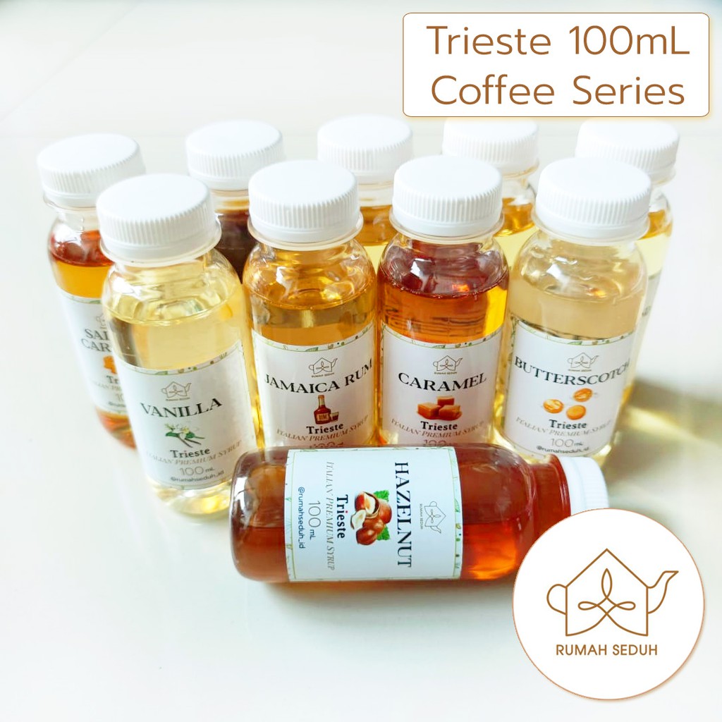 

Trieste Syrup 100mL - Coffee Syrup : Caramel, Vanila, Rum, Hazelnut, Almond