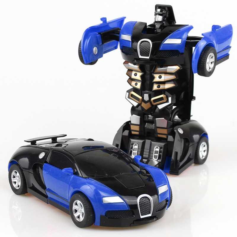 Mainan Mobil Inertia Collision Action Figure Transformer - 2016-5A