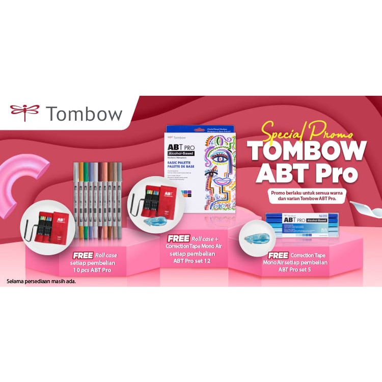 

brush pen tombow abt pro dual marker satuan bonus pouch syarat berlaku