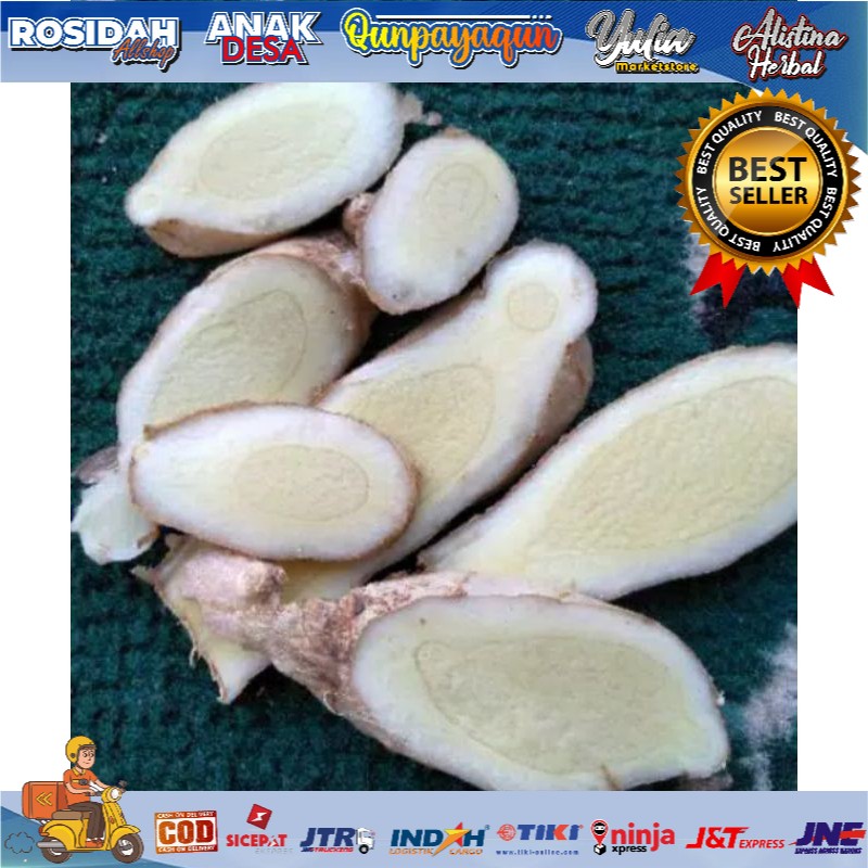 

kunyit putih/ Curcuma herbal segar (1kg)