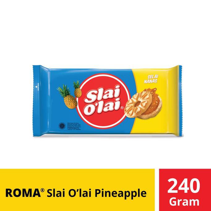 

TERMURAH Roma Slai O'Lai Pineapple @240 Gr BEST SELLER