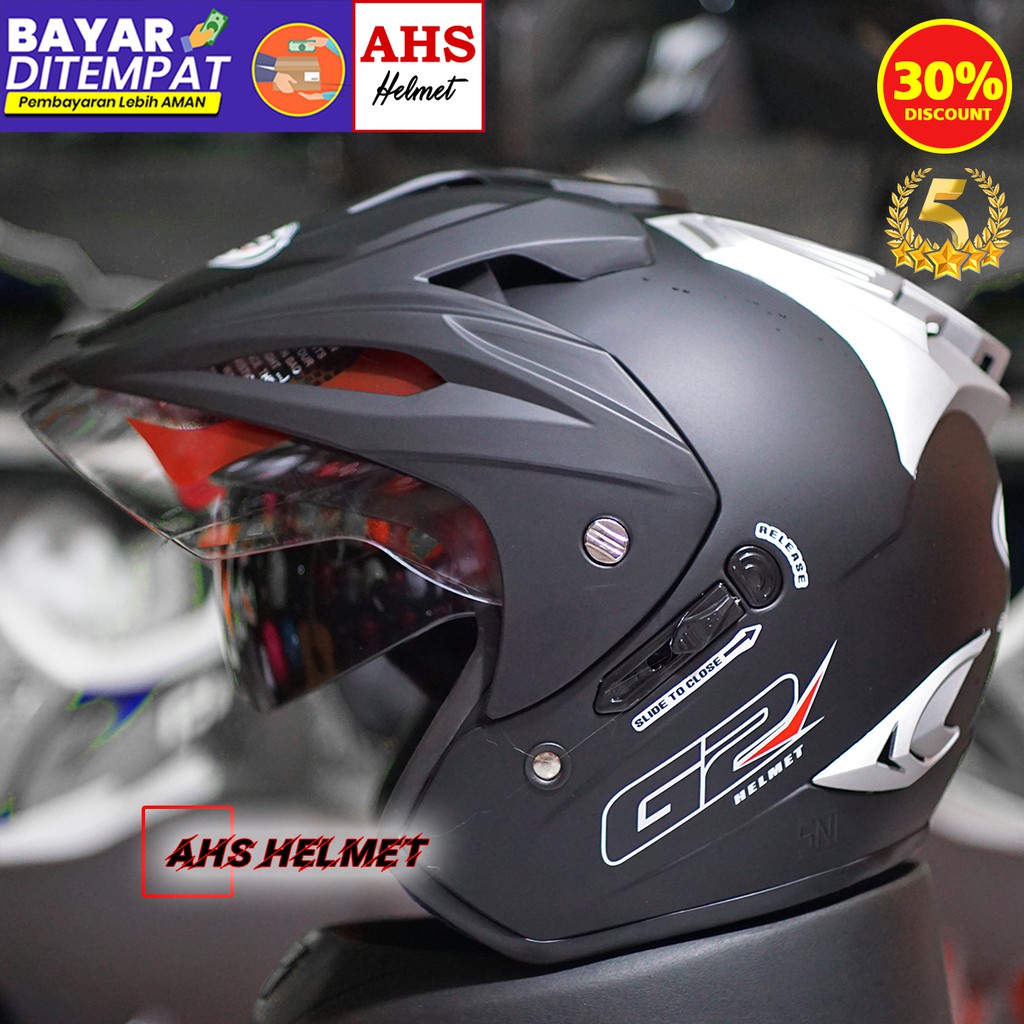 Helm g2 Exterminator - Helm Sni Double Visor Bukan Helm Ink t1 - Helm Dewasa g2 double visor