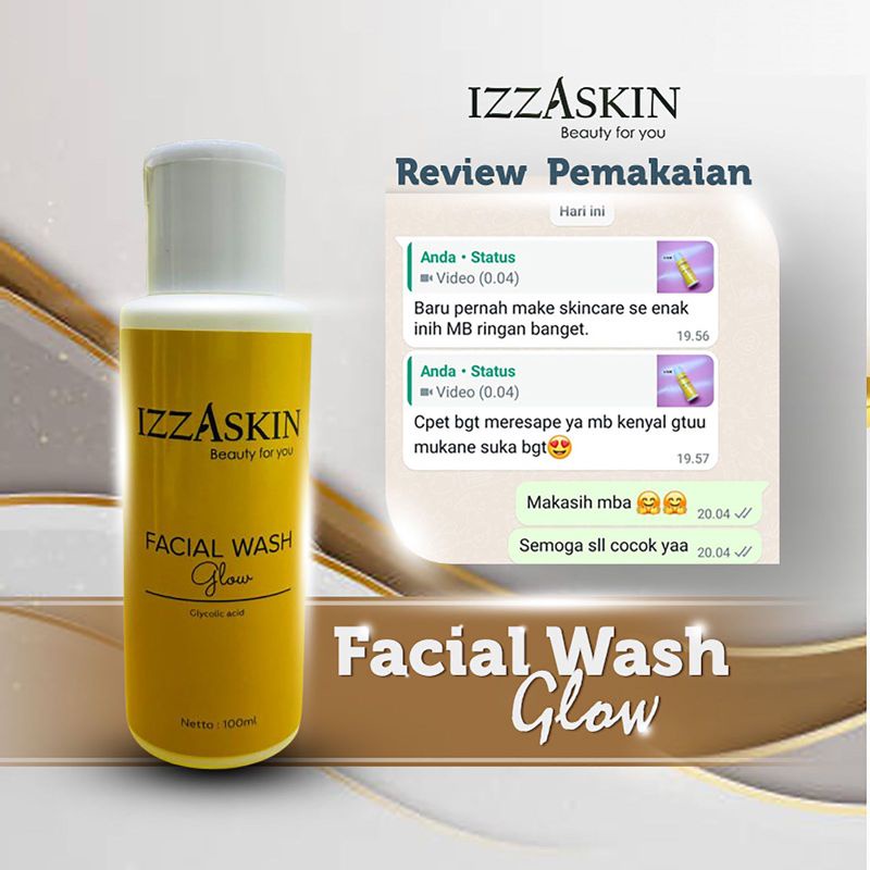 Facial wash glow izzaskin