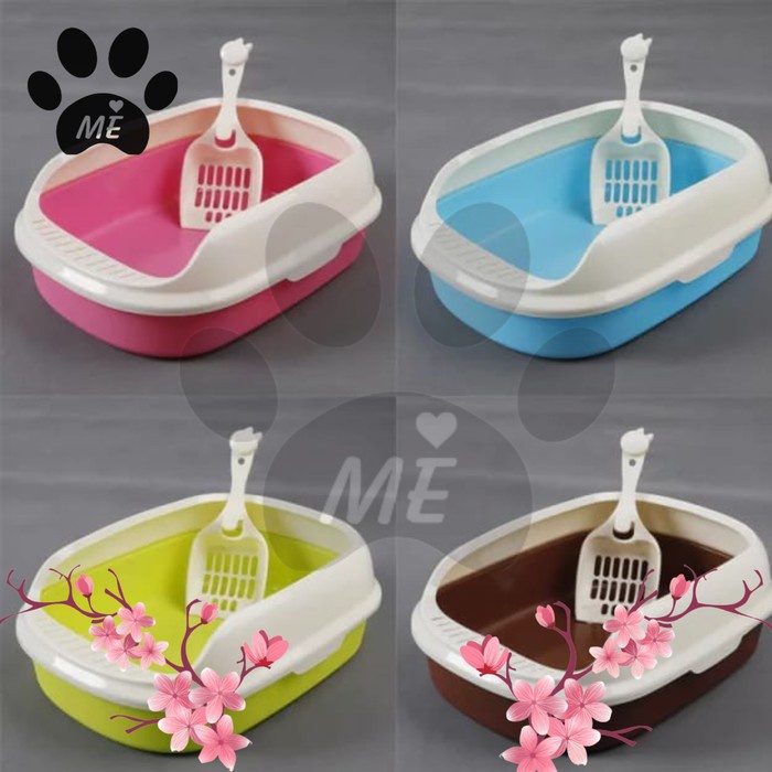 Cat Litter Box &quot;SAKURA LARGE&quot; Tempat Pasir Kucing