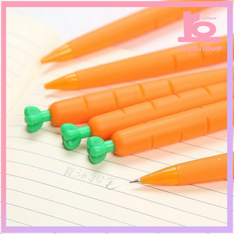 

COD✨Wortel Kaktus Jagung Pensil Otomatis 0.5/0.7mm Aktivitas Pensil Kartun Lembut Karet Tekan Pena-love