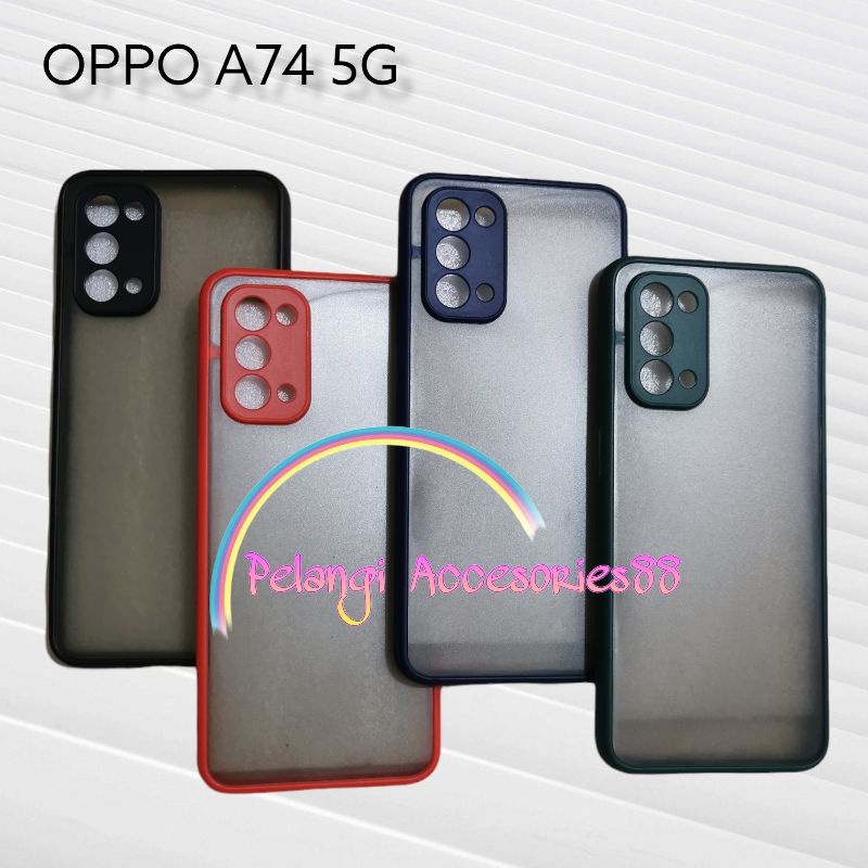 CASE OPPO A74 5G / A93 5G SOFTCASE CASE DOVE CASE FULL COLOUR