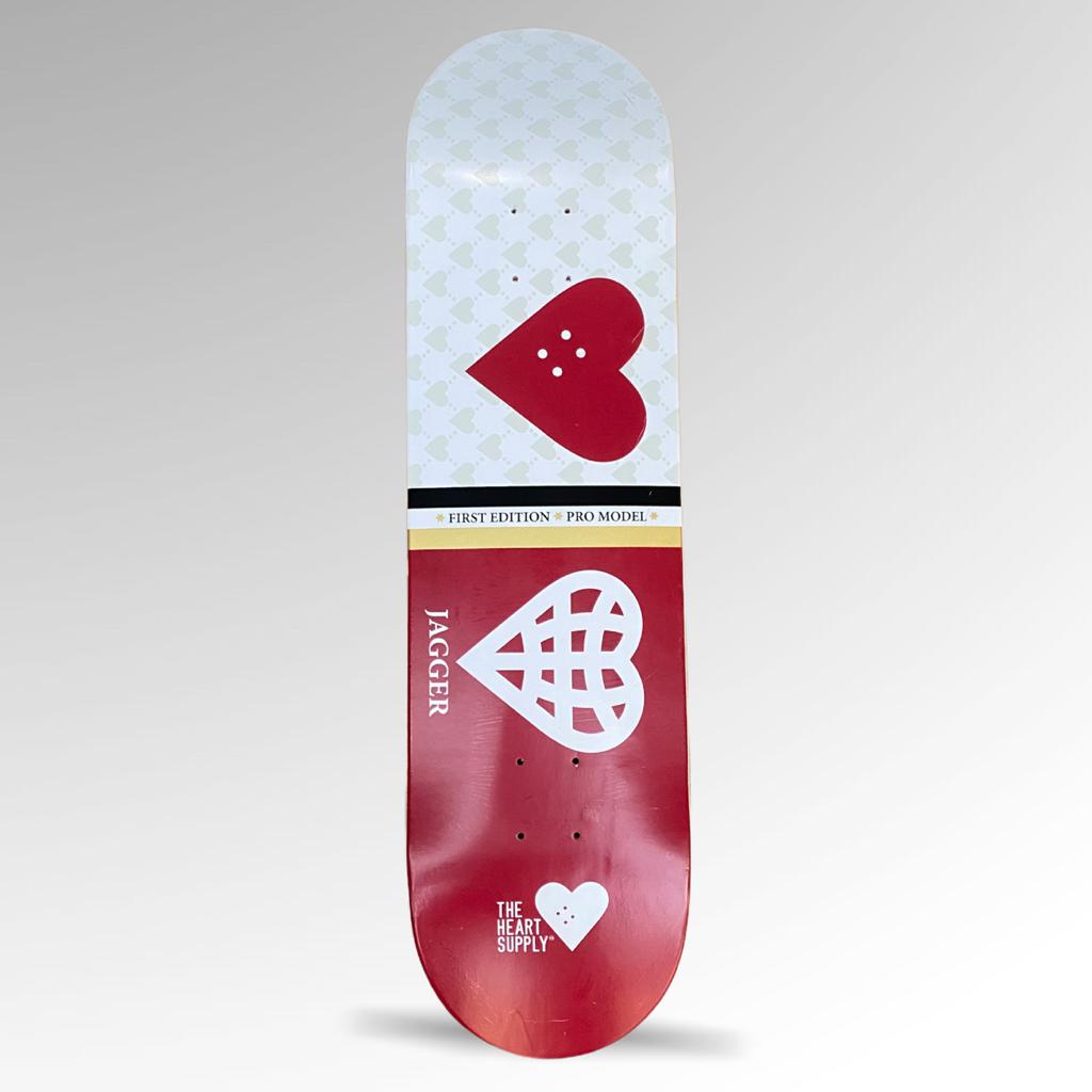 Skateboard the heart supply deck usa