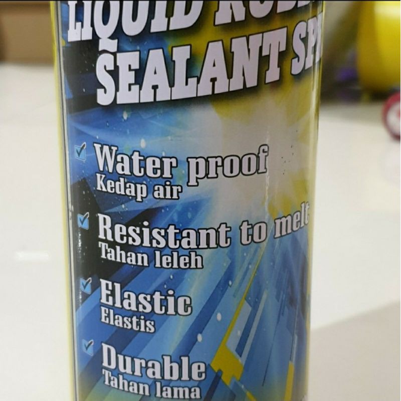 SKY 15 LIQUID RUBBER SEALANT SPRAY PELAPIS ANTI BOCOR 500 ML