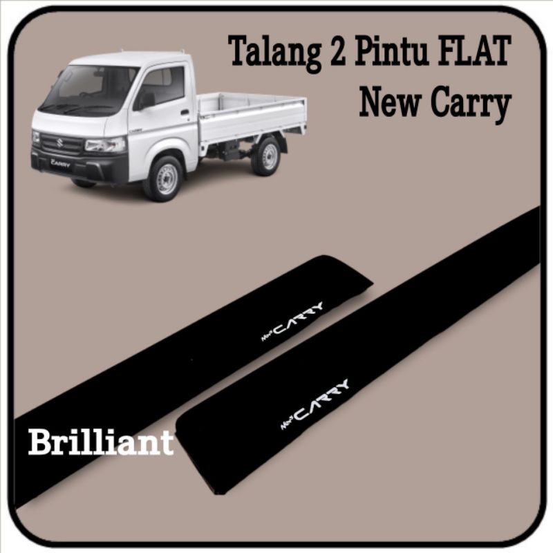 Talang Air 2 Pintu Hitam Slim FLAT - Kijang /  Mega Carry Apv / Panther / Carry / Traga / Grand Max