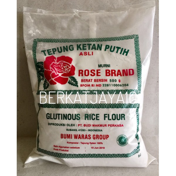 Tepung Ketan Putih Rose Brand 500 gram