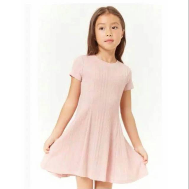 Dress anak knit forever 21