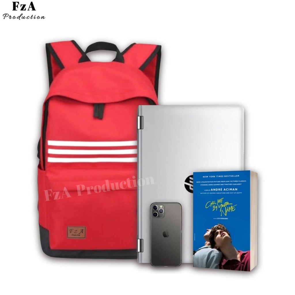 FzA Official - Tas Ransel Punggung Distro Casual Pria Wanita / Tas Ransel Laptop Backpack Original - RDLN