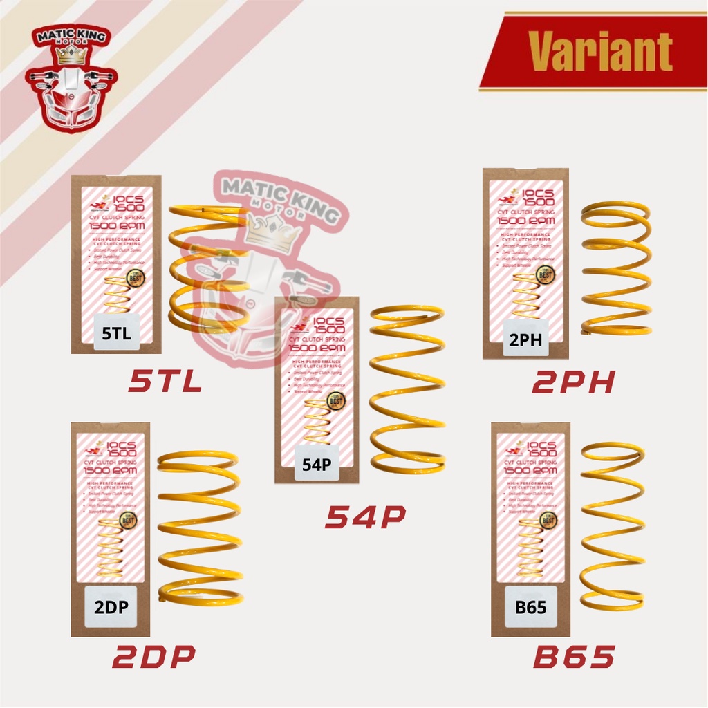 Per CVT Puli Pully Racing 5TL Mio Sporty Smile Soul 110 Karbu Race K 1500 RPM