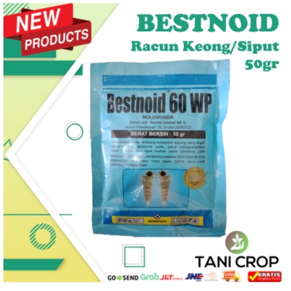 Bestnoid 60WP 50gram - Racun Keong / Siput sawah / tambak