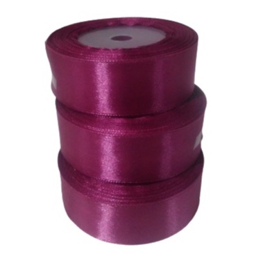 

Pita Satin Pelem Ukuran 1 inch /2,5cm Per Roll