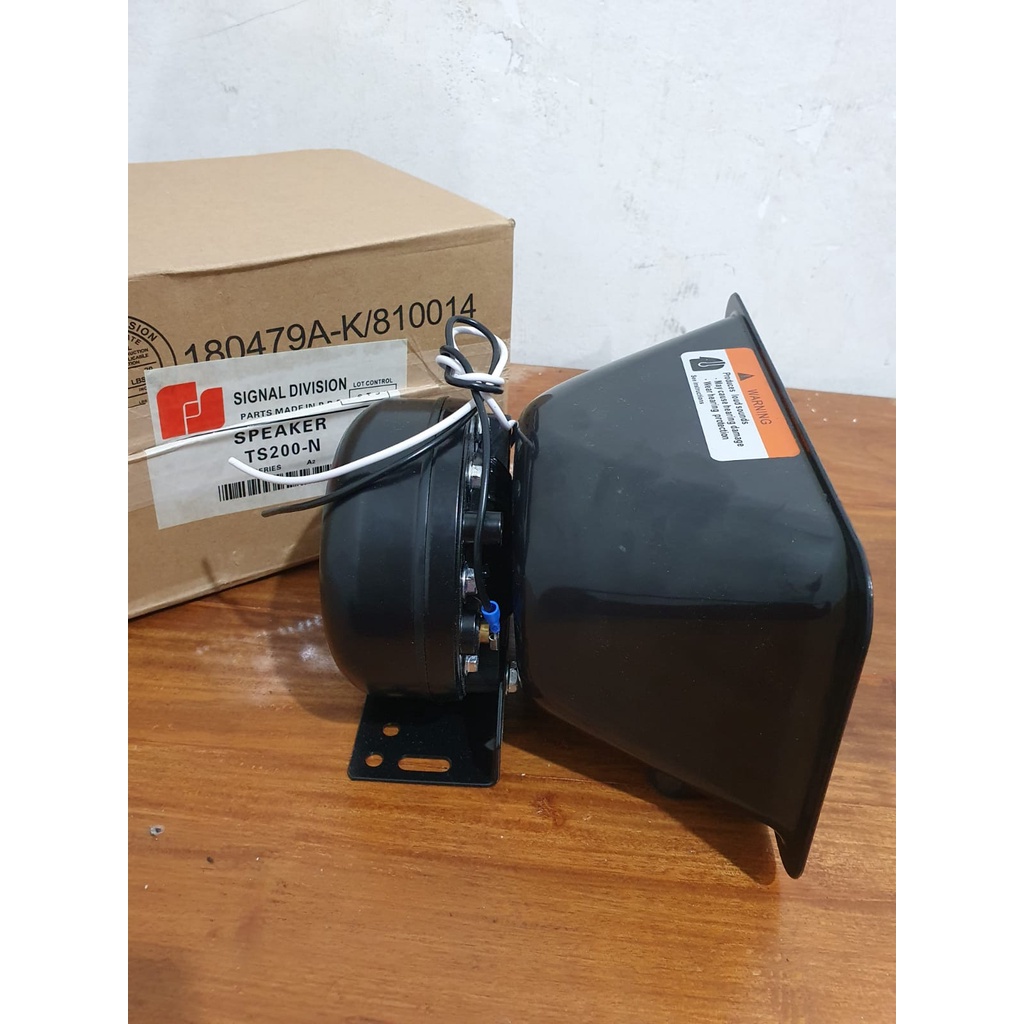 Toa Sirine Kotak  Klakson speaker Toa Polisi 100 watt  SERINE Horn 200 100 w wat Federal signal spull 52 mm untuk SENKEN LANDUN WHELEN Patwal murni untuk Ambulance Paspamres Rescue