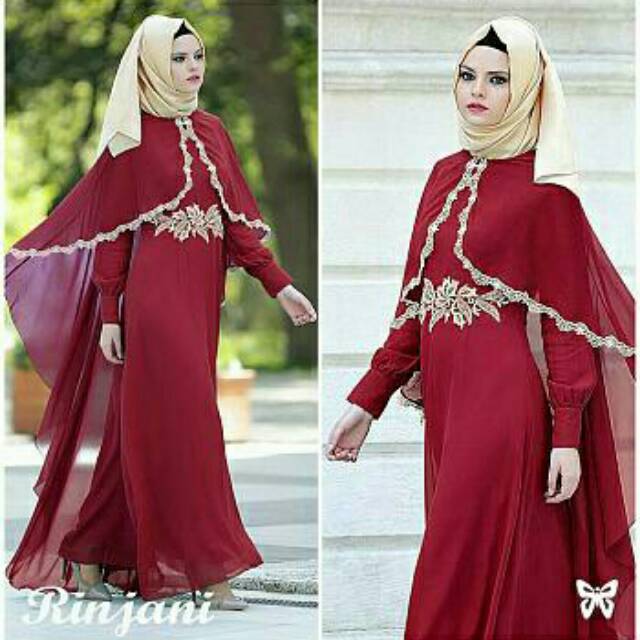 Rinjani gamis Maroon