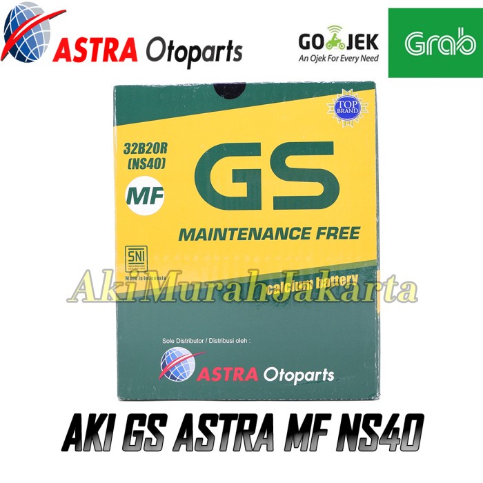 Jual Aki Mobil Suzuki Carry Futura GS MF ASTRA NS40 12V / 32Ah (Aki