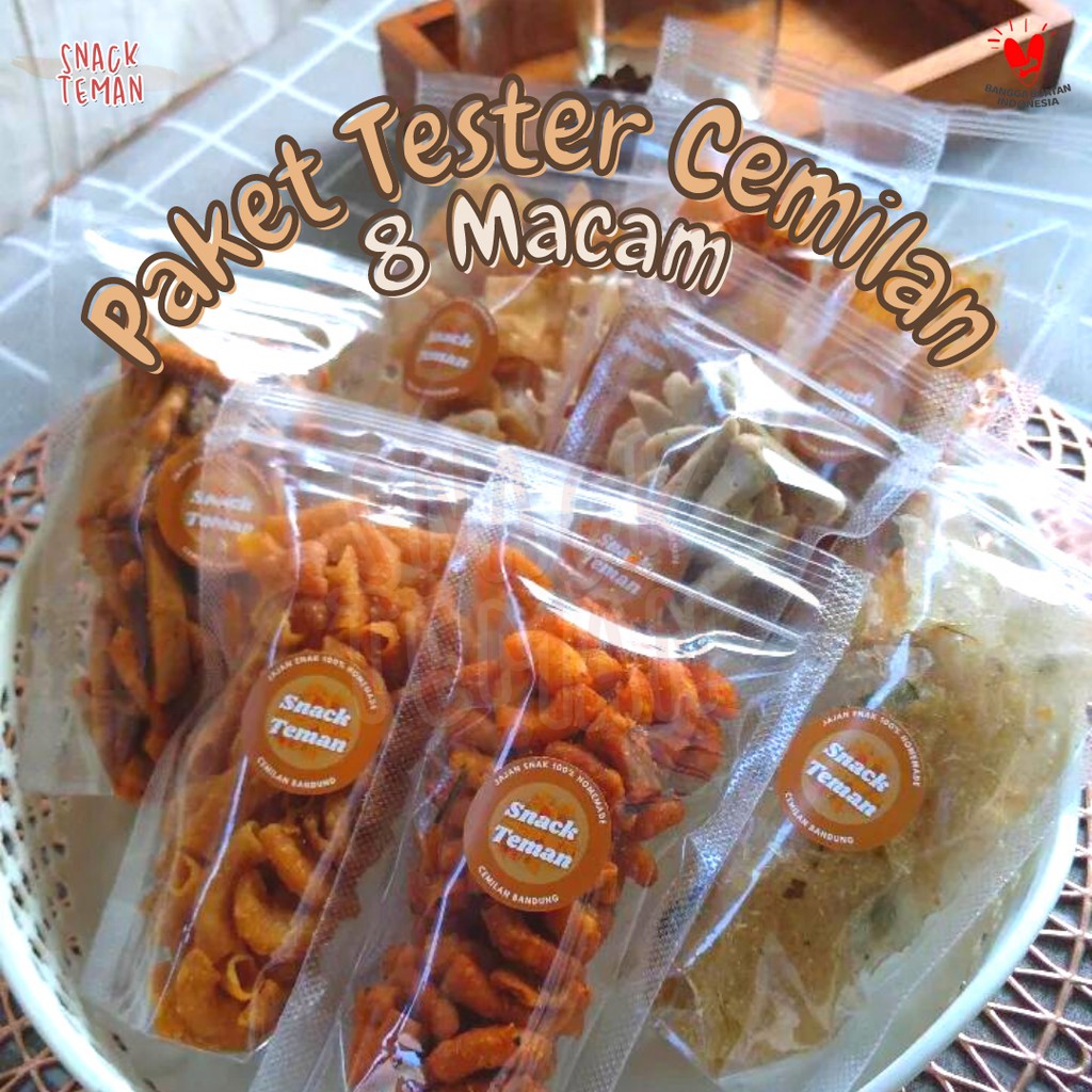 

Paket Tester Jajanan Snack Cemilan Aneka Rasa