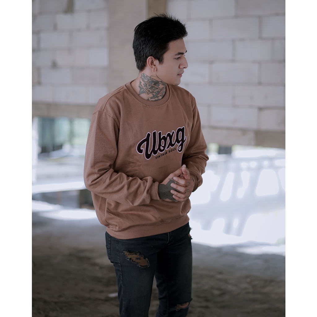 VINTAGE SOUL SWEATER UNBOXING MOCCA //SWEATSHIRT CRAWNECK BORDIR ORIGINAL