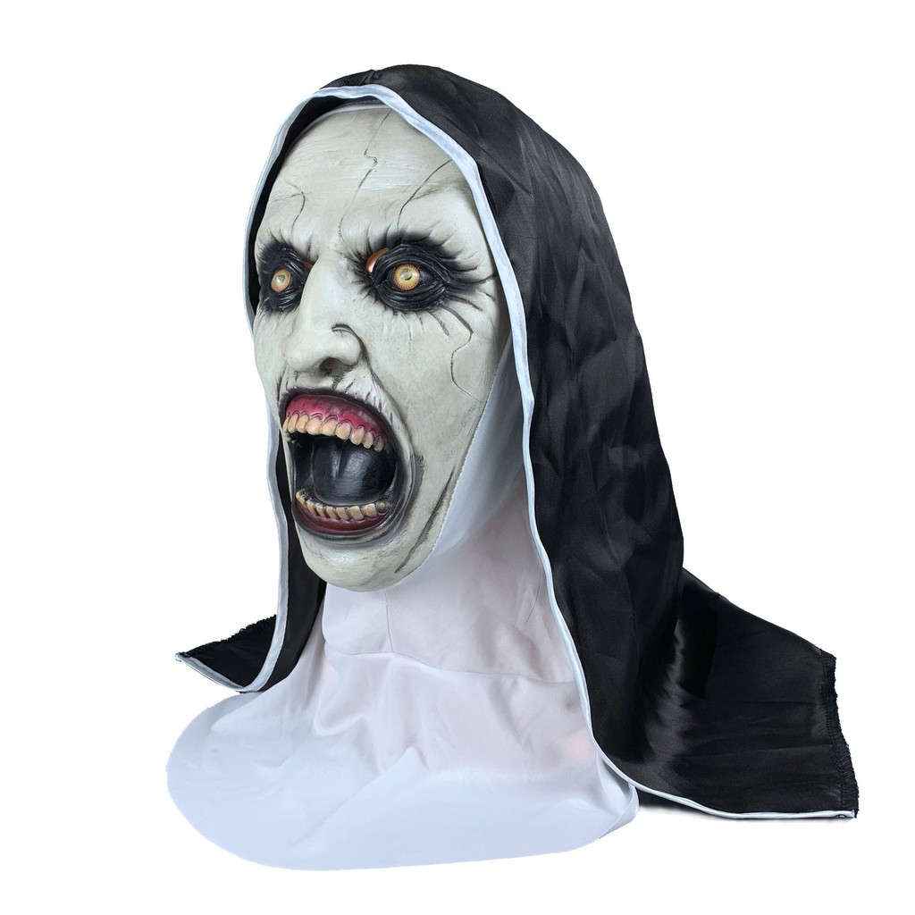 TOL-03 topeng latex karet halloween hantu setan valak ghost mask