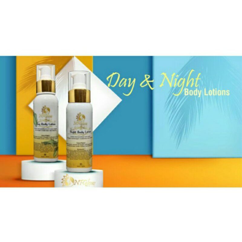 handbody siang malam NF glow skincare