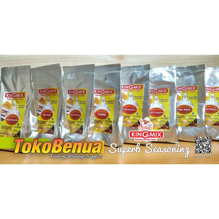 

Instan-Masak-Bumbu- Bumbu Tabur Rasa Keju Asin Kingmix 250Gr -Bumbu-Masak-Instan.