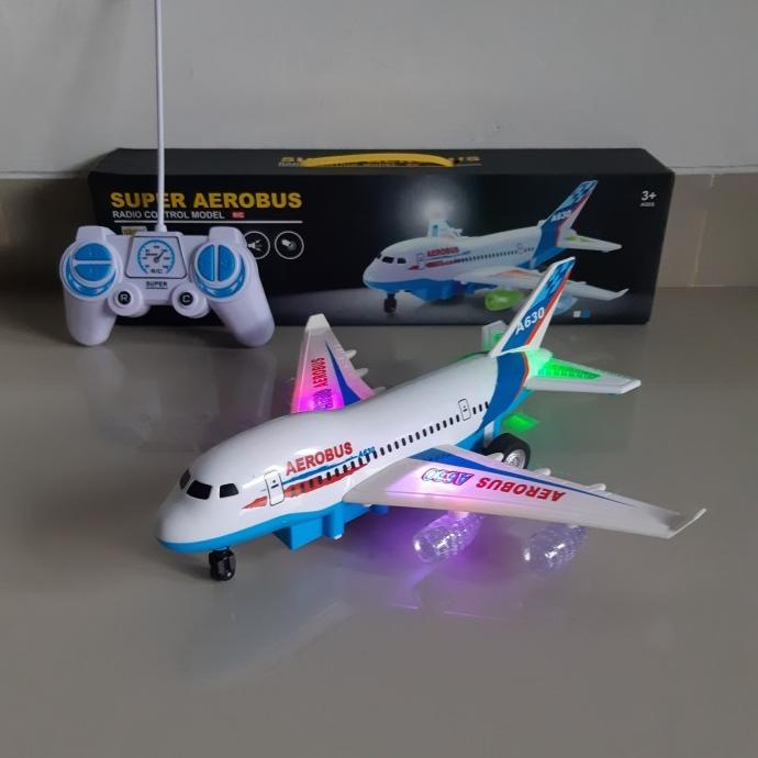 RC Pesawat Aerobus - Mainan Remote Control Anak Edukatif Remot Kontrol