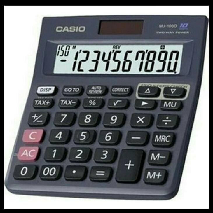 

CASIO MJ-100 D CHECK CORRECT CALCULATOR / KALKULATOR CEK ULANG MJ100D KODE 1120