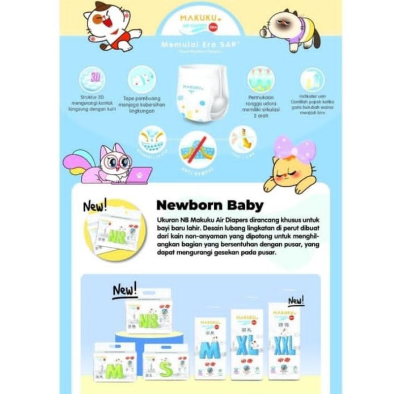 Makuku Air Diapers XL 32