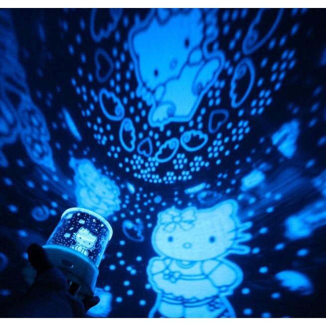 Baru Lampu Tidur Proyektor "STAR MASTER" hellokitty doraemon Terlaris