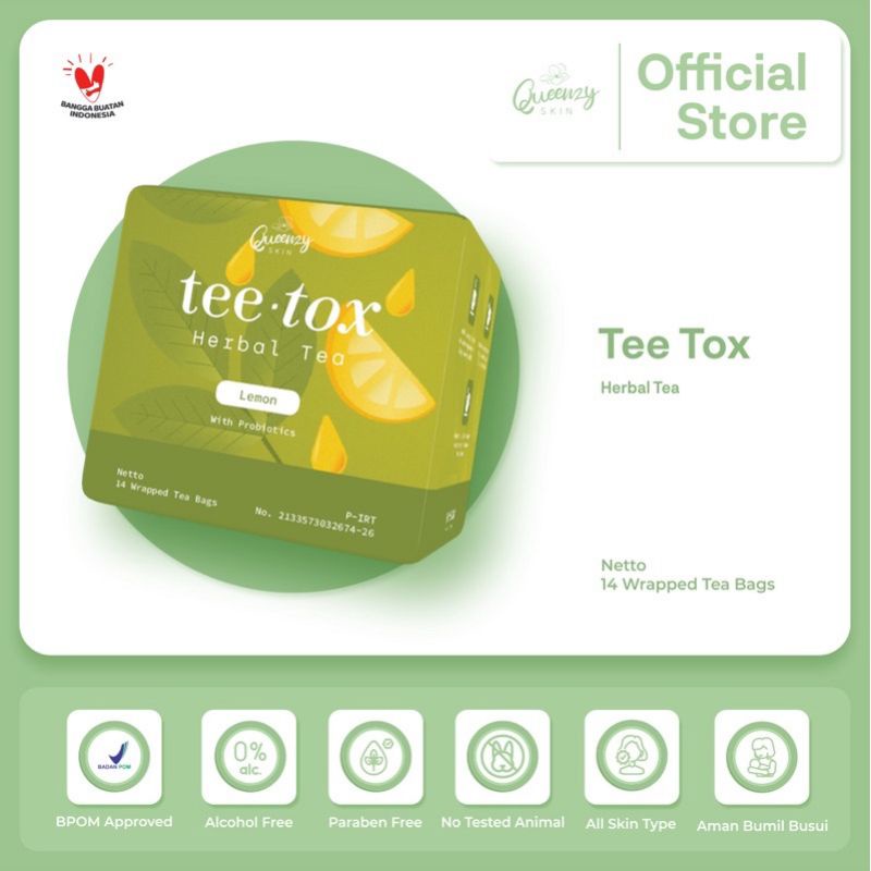 

[FREE GIFT] Tee Tox Herbal Tea Queenzy Skin
