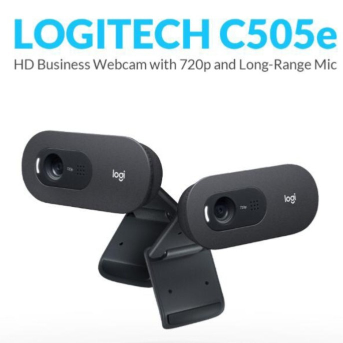 Logitech C505E HD Camera Webcam Laptop Notebook Komputer Garansi Resmi