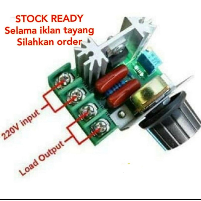 Dimmer 2000 Watt AC 220 volt / dimmer AC / Dimmer lampu /dimmer gerinda
