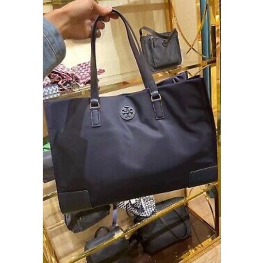 TB Ella Nylon Large Black tote/tas TB authentic