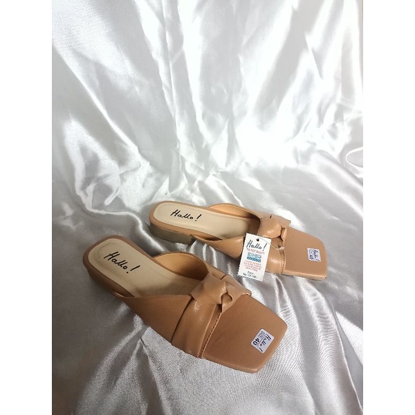 Hello! Siap Kirim Sandal Slop Wanita Sandal Hello Slop Pita Sandal mules cewek (Hello Aisyah)