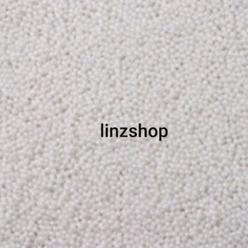 

sprinkle permen impor ivory / hiasan kue / nonpareils / mutiara 2mm