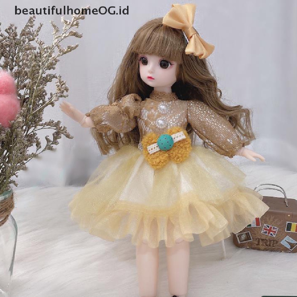 (Beautiful &amp; In Stock) Set Pakaian Boneka Princess Bjd 30cm 1 / 6 Diy