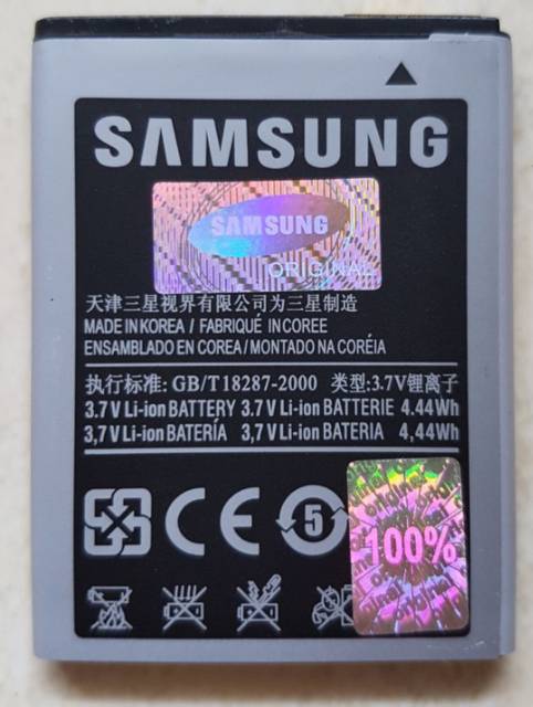 Baterai Battery Original Samsung Galaxy Young S5360 S5330 S5300 S5310