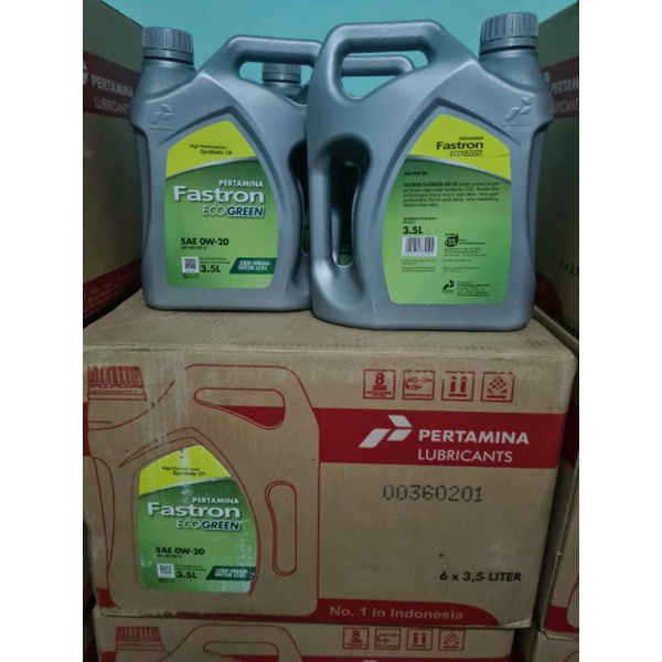 Oli Mesin Pertamina Fastron Eco Green Sae 0W-20 Original