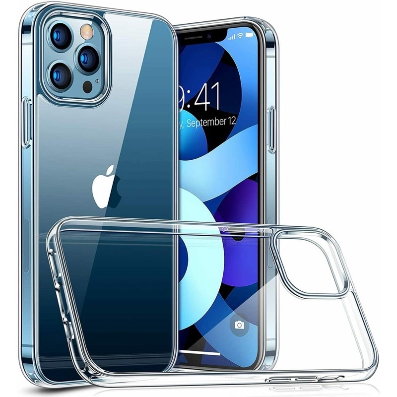 vibox Casing back Case transparan Pelindung Cover Belakang Bahan Silikon Untuk iph